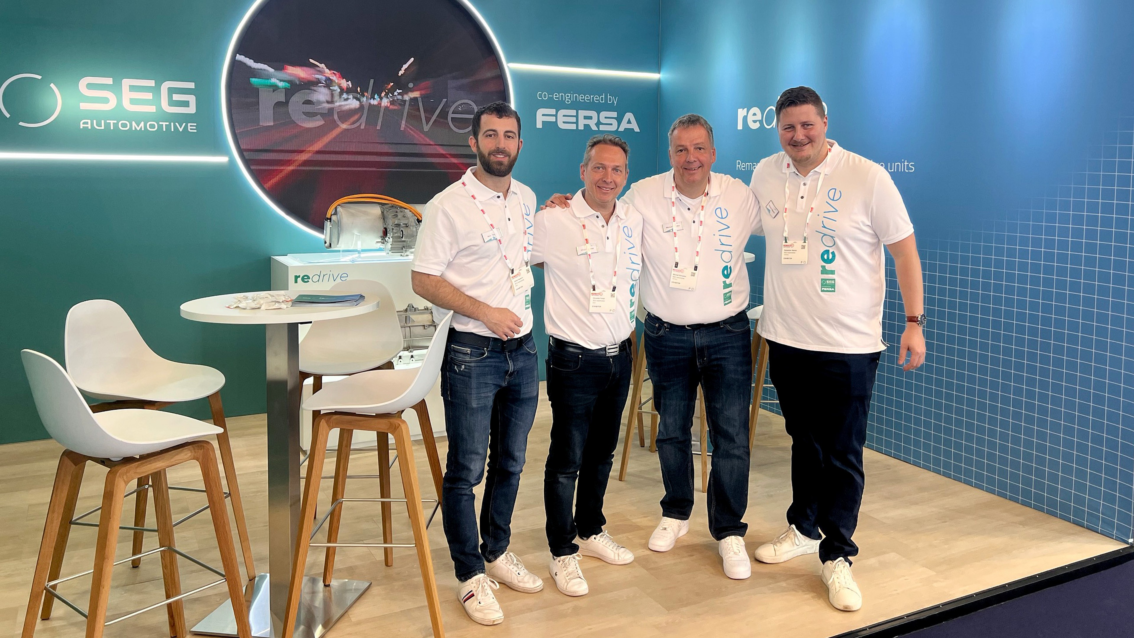 redrive trade fair team at the REMATEC trade fair