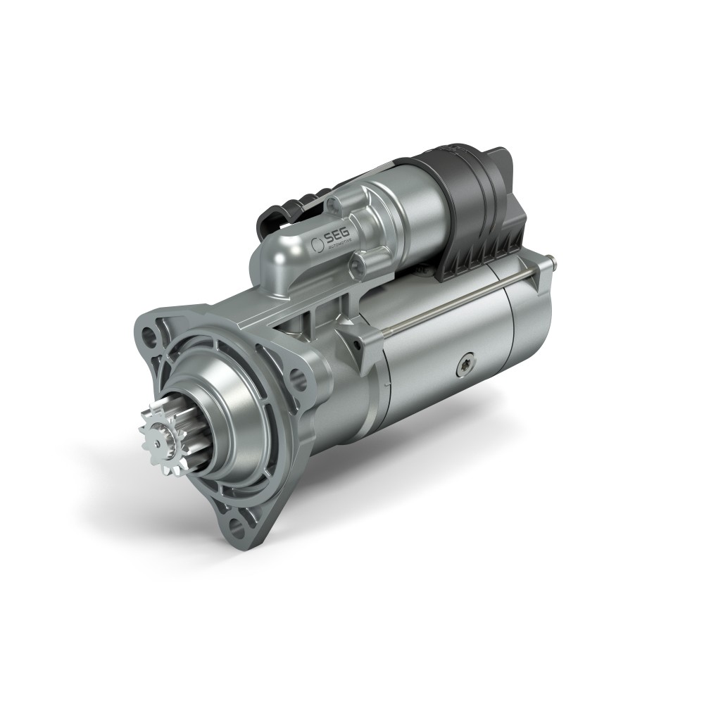 Commercial vehicle starter motors by a top ranked supplier SEG Automotive