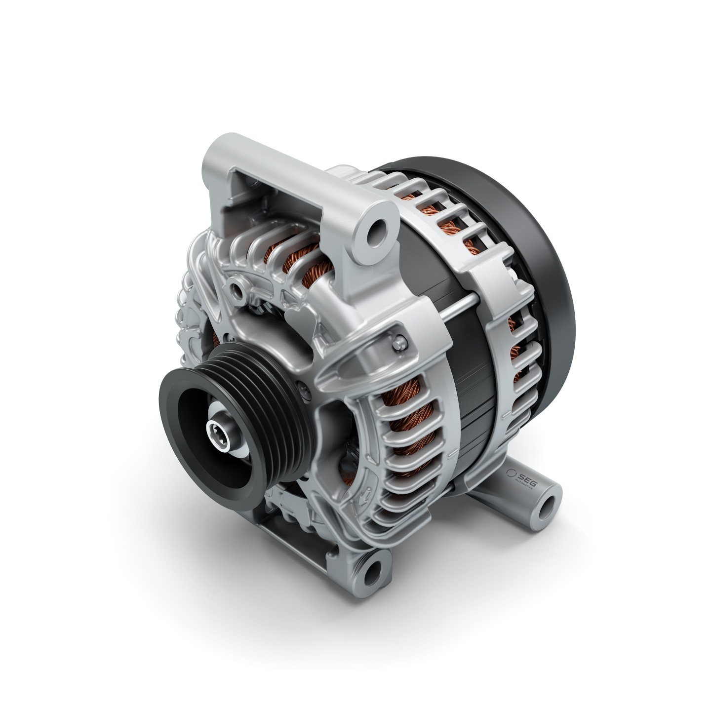 Power Densitiy Line alternator for passenger cars with higher power requirements