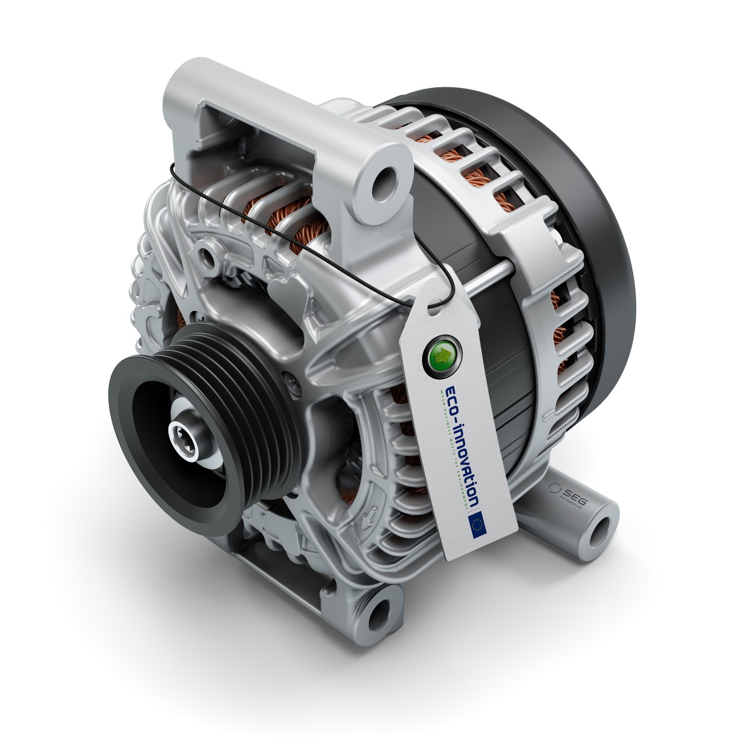 EU Eco Innovation Power Density Line alternator for passenger cars