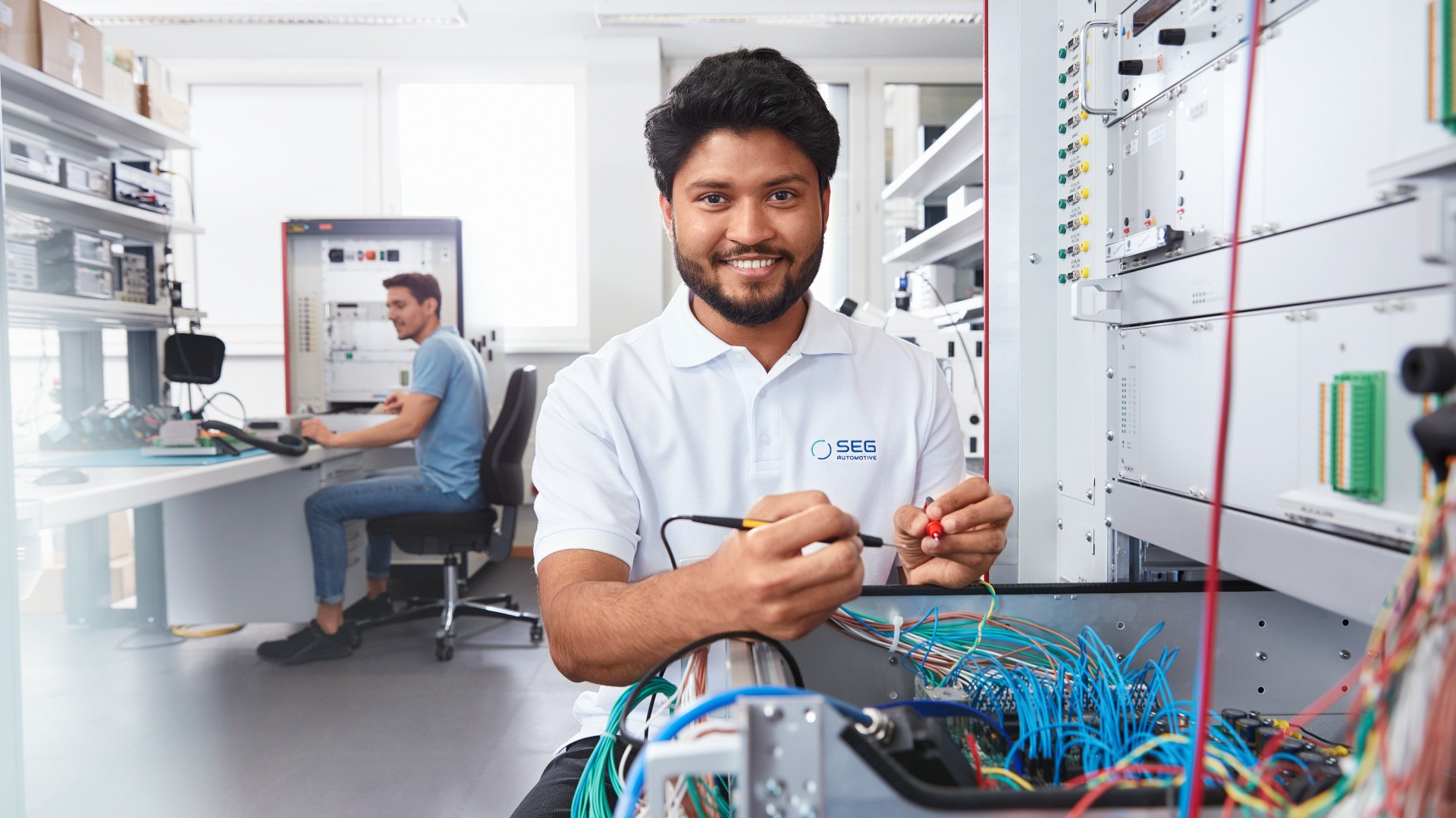 Working at SEG Automotive, the supplier of powertrain components