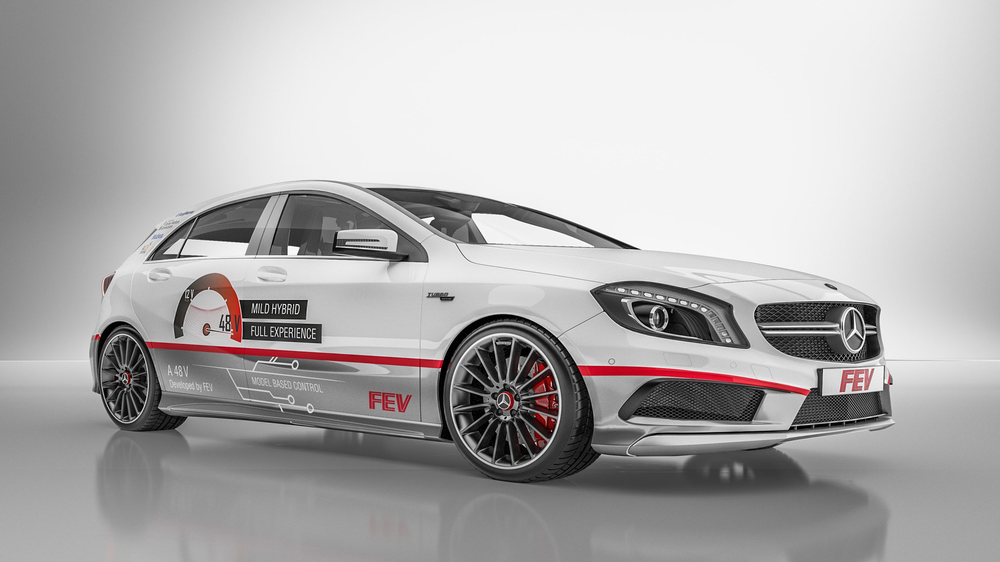 AMG A45 concept car with 48V Boost Recuperation Machine