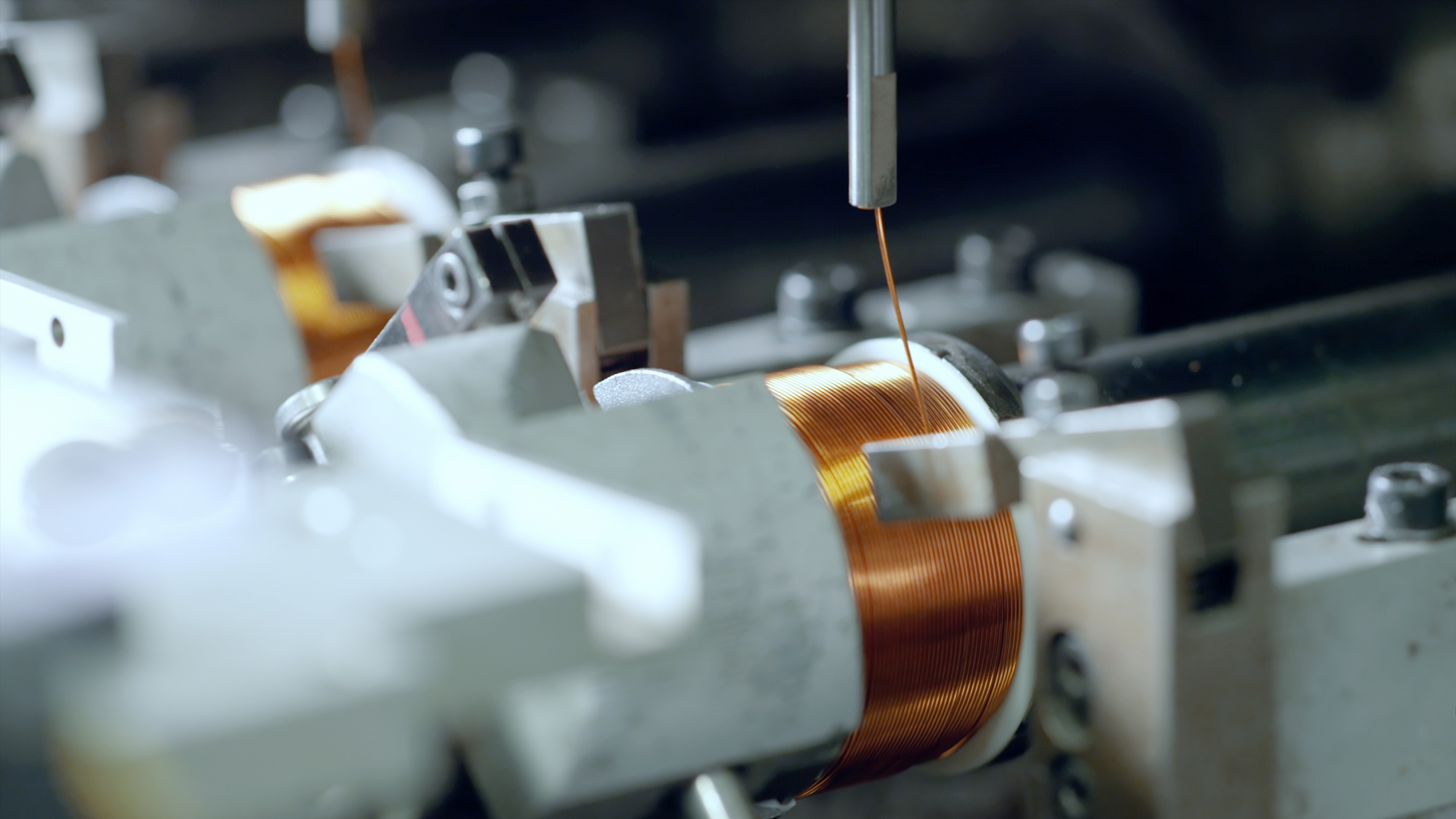 Copper coil winding machine