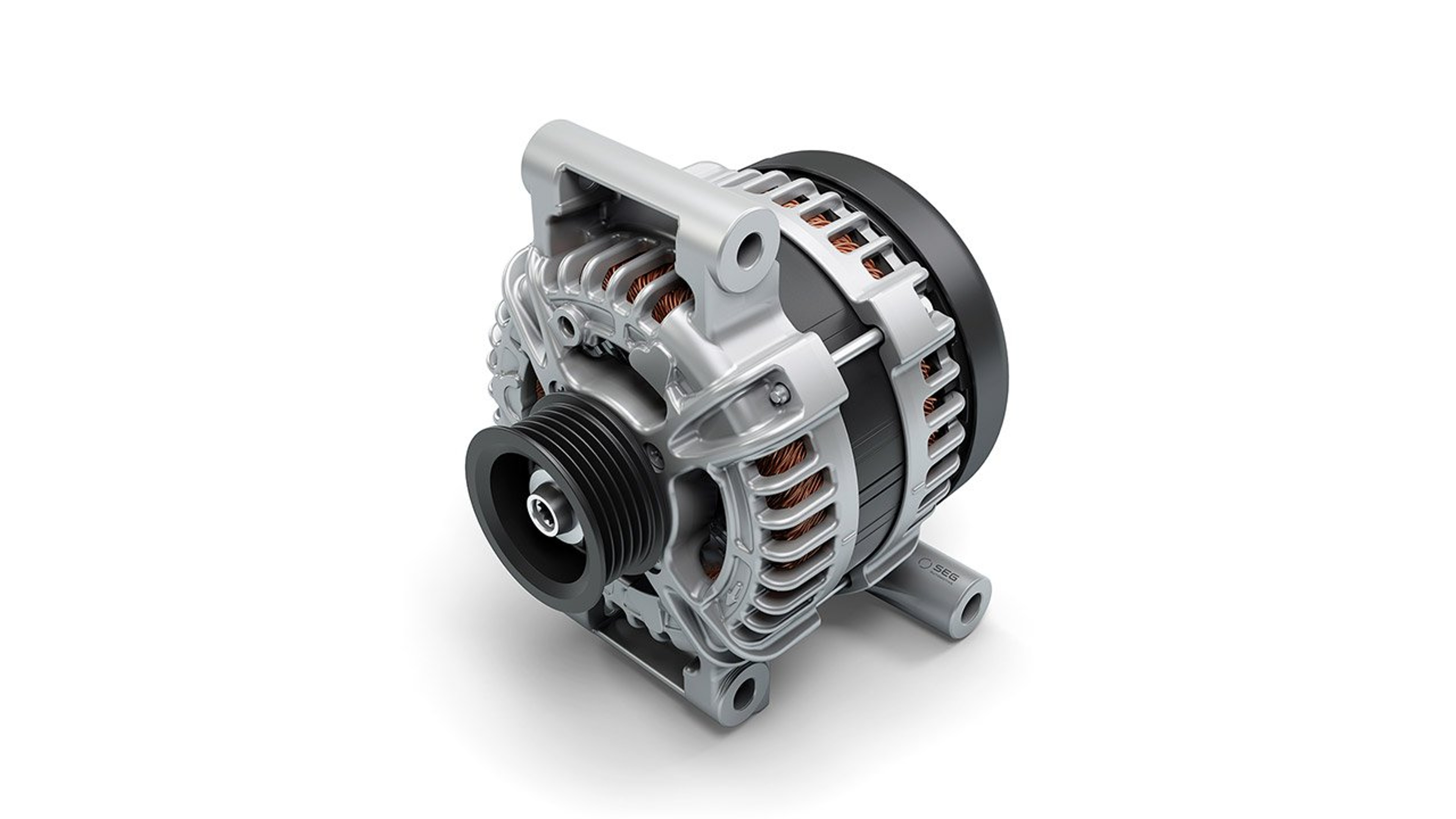 Power Densitiy Line alternator for passenger cars with higher power requirements