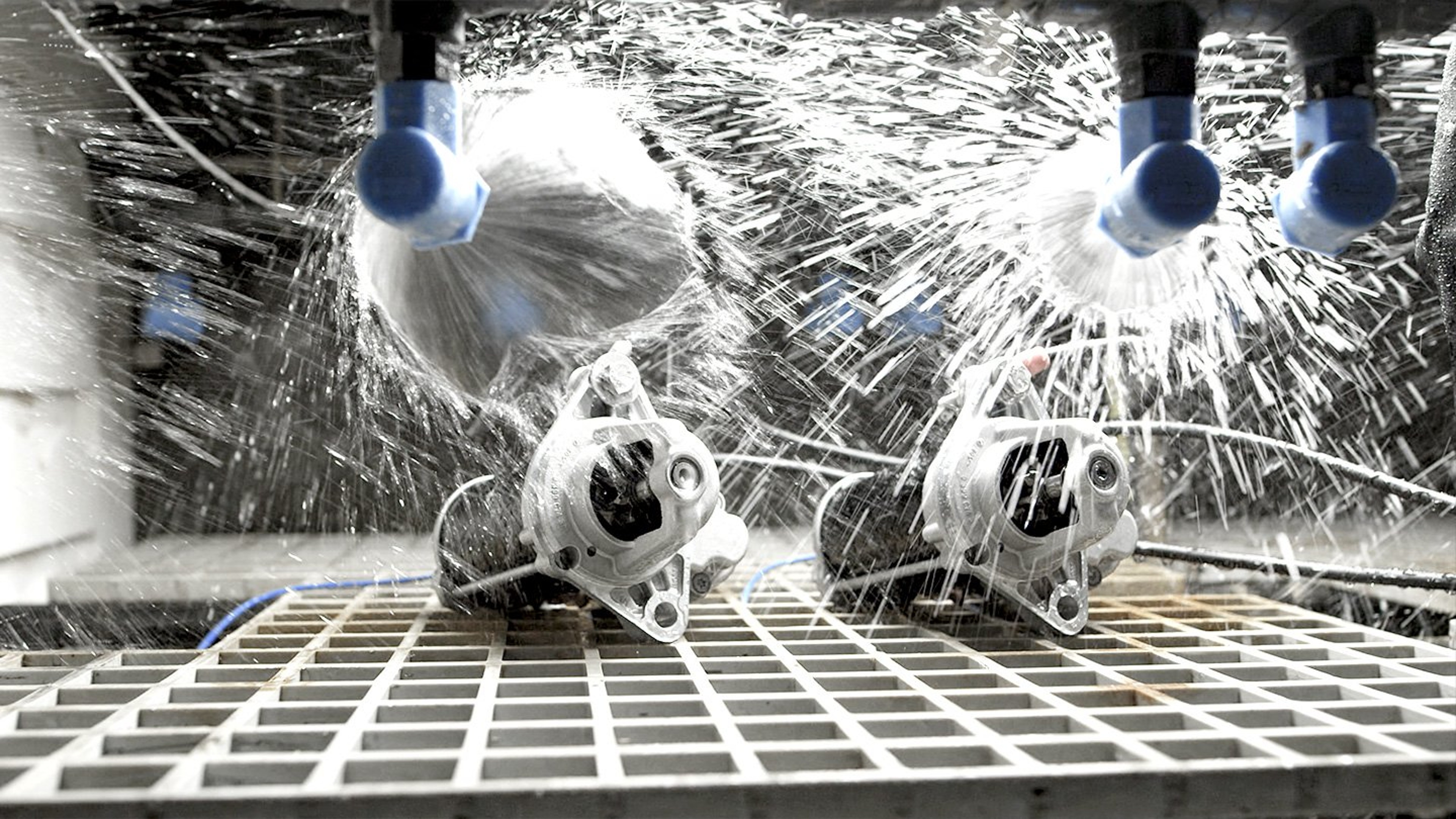 起动机冲水测试